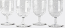 Heritage+Honey+Bee+Wine+Glass+Set+of+4