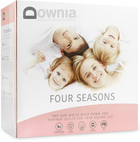 Downia+Four+Seasons+50%2F50+Duck+Down%E2%80%A8+%26amp%3B+Feather+Quilt