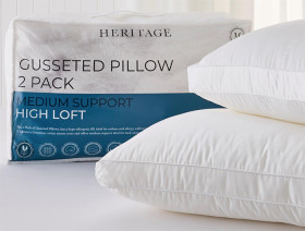 Heritage-Supersoft-Gusseted-Pillow-2-Pack on sale