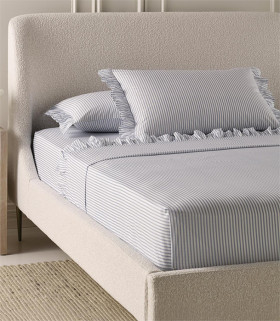 Heritage-Printed-Cotton-Ruffle-Sheet-Set on sale
