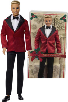 NEW+Barbie+Holiday+Ken+Caucasian+Doll