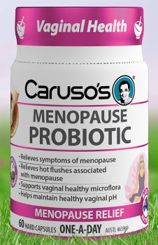 Carusos+Menopause+Probiotic+60+Capsules