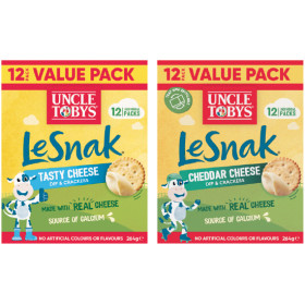 Uncle-Tobys-Le-Snak-264g-Pk-12 on sale