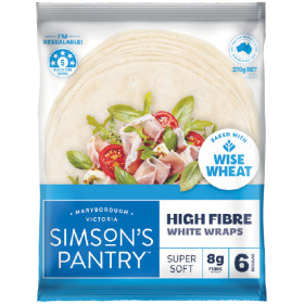 Simsons-Pantry-Wise-Wheat-Wrap-Varieties-Pk-6 on sale