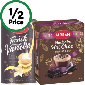 Jarrah-Hot-Chocolate-Sachets-Pk-8-10-or-Coffee-Tins-250g on sale