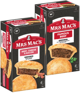 Mrs-Macs-Pies-or-Giant-Sausage-Rolls-4-Pack-Selected-Varieties on sale