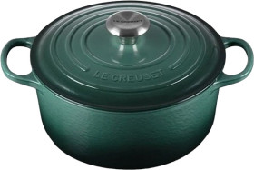 Le-Creuset-Signature-24cm42Lt-Round-Casserole-Artichaut on sale