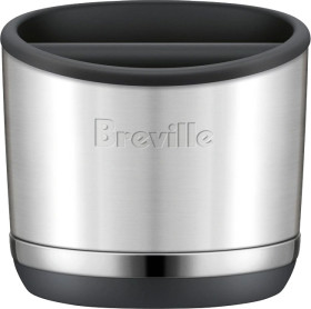 Breville-The-Knock-Box-10-Brushed-Stainless-Steel-Brass on sale