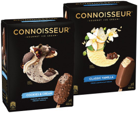 Connoisseur+Gourmet+Ice+Cream+4+Pack+Selected+Varieties