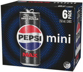 Pepsi+Mini+Cans+6x250mL+Selected+Varieties