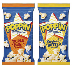 Poppin+Microwave+Popcorn+100g+Selected+Varieties