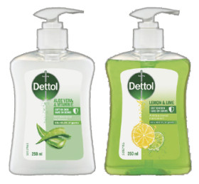 Dettol+Liquid+Hand+Wash+250mL+Selected+Varieties