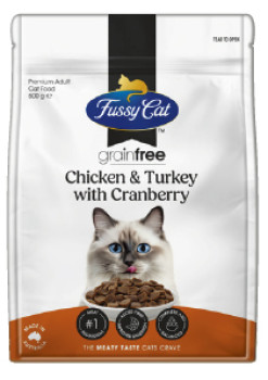 Fussy+Cat+Grain+Free+Dry+Cat+Food+500g+Selected+Varieties