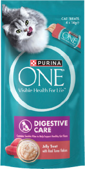 Purina+One+Digestive+Cat+Treat+4x14g+Selected+Varieties