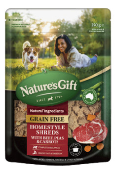Nature%26rsquo%3Bs+Gift+Grain+Free+Homestyle+Shreds+with+Beef%2C+Peas+%26amp%3B+Carrot+250g