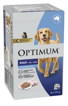 Optimum+Wet+Dog+Food+6x100g+Selected+Varieties