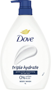 Dove+Body+Wash+Triple+Moist+1L