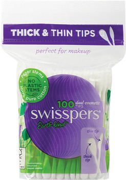 Swisspers-Dual-Cosmetic-Cotton-Tips-Paper-100-Pack on sale