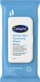 Cetaphil+Gentle+Skin+Cleansing+Wipes+25+Pack