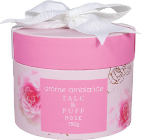 Arome+Ambiance+Talc+%26amp%3B+Puff+150g+-+Rose