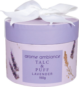 Arome+Ambiance+Talc+%26amp%3B+Puff+150g+-+Lavender