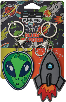BYS+Mini+Me+Tear+%26amp%3B+Share+Bag+Charms+2+Pack+Alien+Invasion