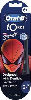 Oral-B+iO+Kids+Replacement+Brush+Heads+Spiderman+Black+2+Pack%2A
