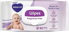 BabyLove-Baby-Wipes-80-Pack on sale