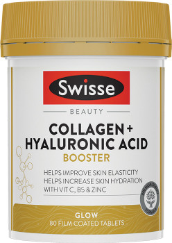 Swisse+Beauty+Collagen+%2B+Hyaluronic+Acid+Booster+80+Tablets%2A