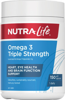 Nutra-Life+Omega+3+Triple+Strength+150+Capsules%2A