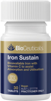 Bioceuticals-Iron-Sustain-30-Tablets on sale
