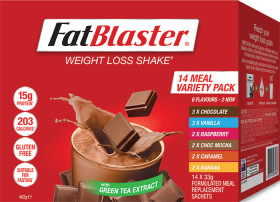 FatBlaster-Variety-Pack-Weight-Loss-Shake-14x33g on sale