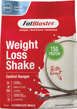 FatBlaster-Weight-Loss-Vanilla-Flavour-Shake-465g on sale