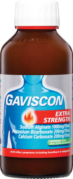 Gaviscon-Extra-Strength-Liquid-300mL-Peppermint-Flavour on sale