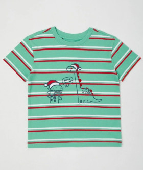 Myer+Giftorium+Dino+Pocket+T-Shirt+-+Green