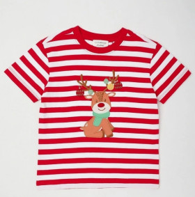 Myer+Giftorium+Stripe+Reindeer+T-Shirt+-+Red