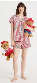 Myer+Giftorium+Women%26rsquo%3Bs+Charity+Bear+Cotton+Sateen+PJ+Set
