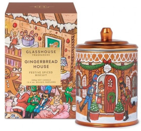 Glasshouse+Fragrances%E2%80%A8+Gingerbread+House+380g+Soy+Candle