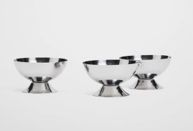 Country-Road-Polly-Footed-Bowl-Set-of-3-Silver on sale