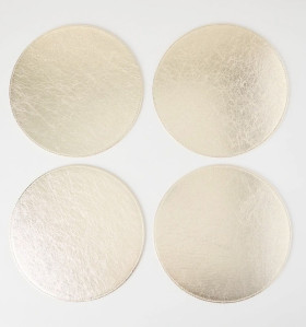 Heritage%E2%80%A8+Luxe%E2%80%A8+Metallic+Placemat+Set+of+4