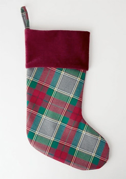Myer+Giftorium+Heirloom%E2%80%A8+Cuffed+Tartan+Stocking