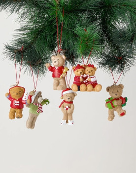 Myer+Giftorium%E2%80%A8+2026+Charity+Bear+6pk+Ornament+Collection