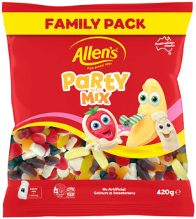 Allens-Lollies-Party-Mix-420g on sale