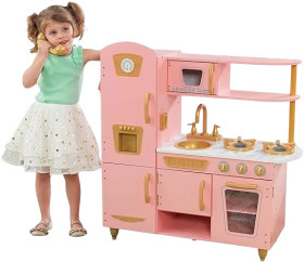 Wonder+Co.+Pink+Kitchen+Set+with+Phone