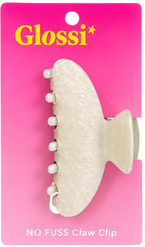 Glossi-No-Fuss-Claw-Clip-White on sale