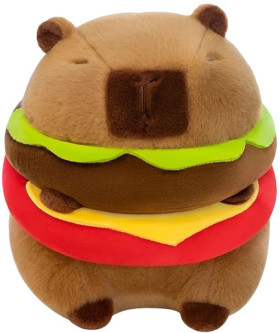 Wonder-Co-Plush-Capybara-Burger-38cm on sale