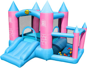 NEW-Happy-Hop-Royal-Castle-With-Ballpit on sale