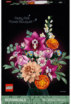 LEGO-Botanicals-Pretty-Pink-Flower-Bouquet-10342 on sale