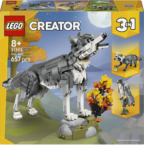 LEGO+Creator+Forest+Animals%3A+Grey+Wolf+31393