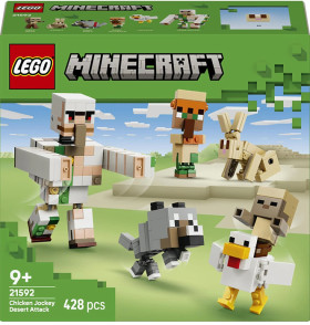 LEGO+Minecraft+Chicken+Jockey+Desert+Attack+21592